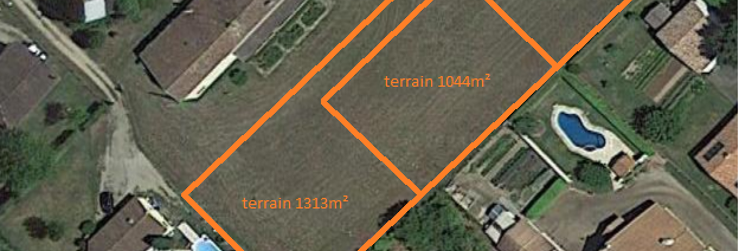 Terrain  872 m² à vendre à Sainte-Bazeille (47180)