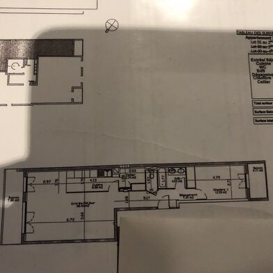 Appartement 3 pièces 77 m²