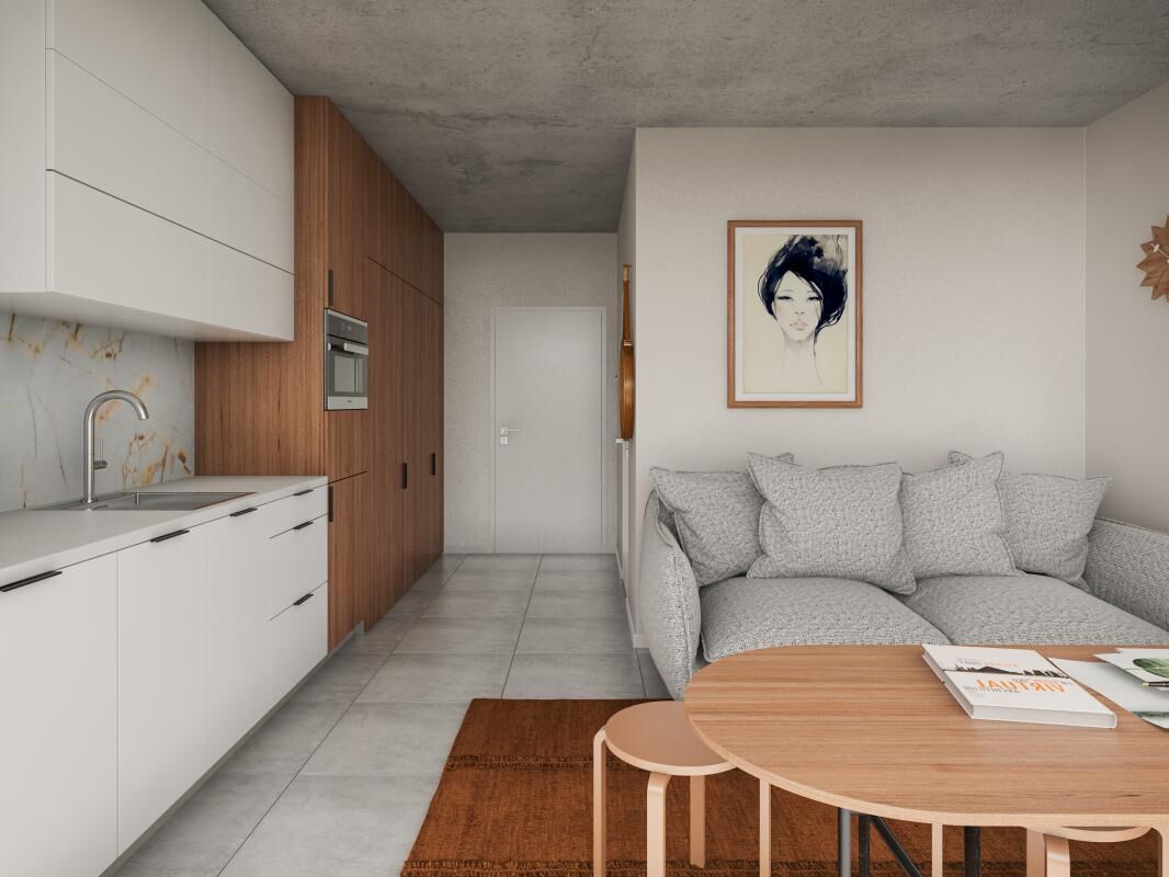 Appartement 2 pièce(s) 46 m²à vendre Cergy