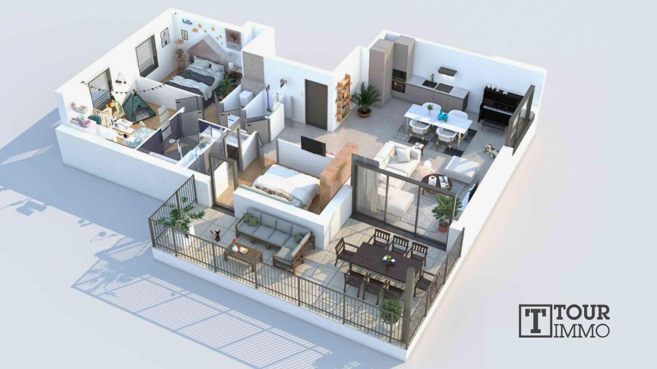 appartement 4 pièces 96 m2 à vendre à Charbonnières-les-Bains (69260)