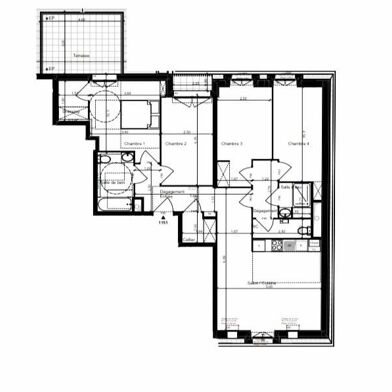 Appartement 5 pièces 97 m²