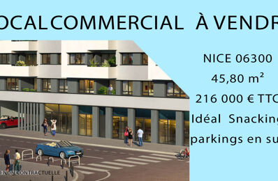 vente commerce 216 000 € à proximité de Nice (06100)