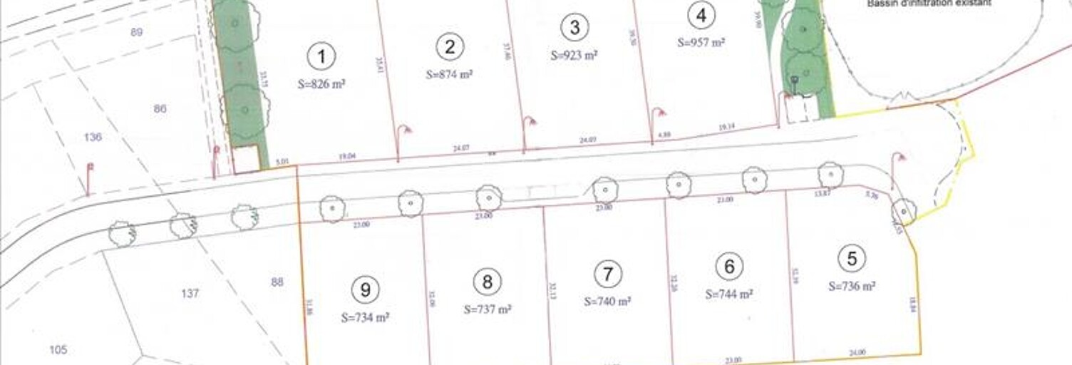 Terrain  737 m² à vendre à Saint-Florent-sur-Cher (18400)