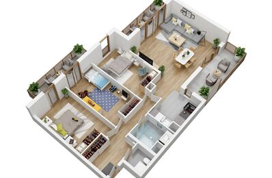 vente appartement 389 000 € à proximité de Champs-sur-Marne (77420)