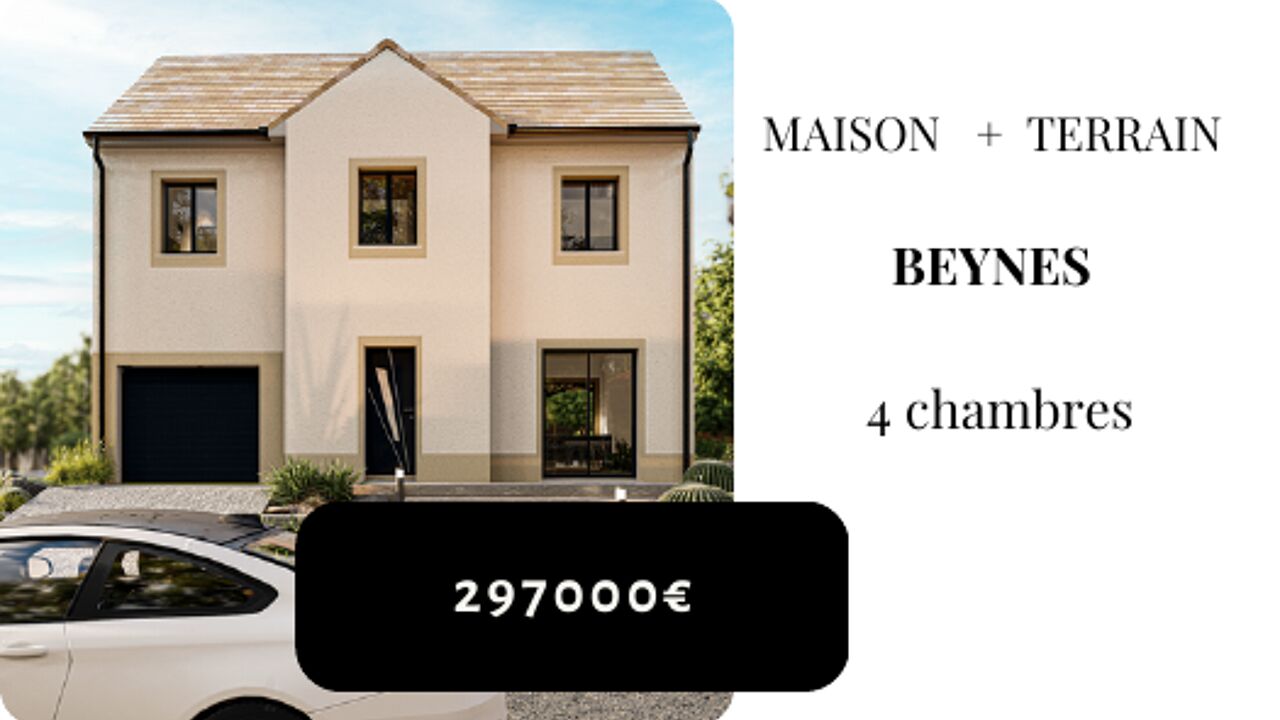 maison 94 m2 à construire à Beynes (78650)