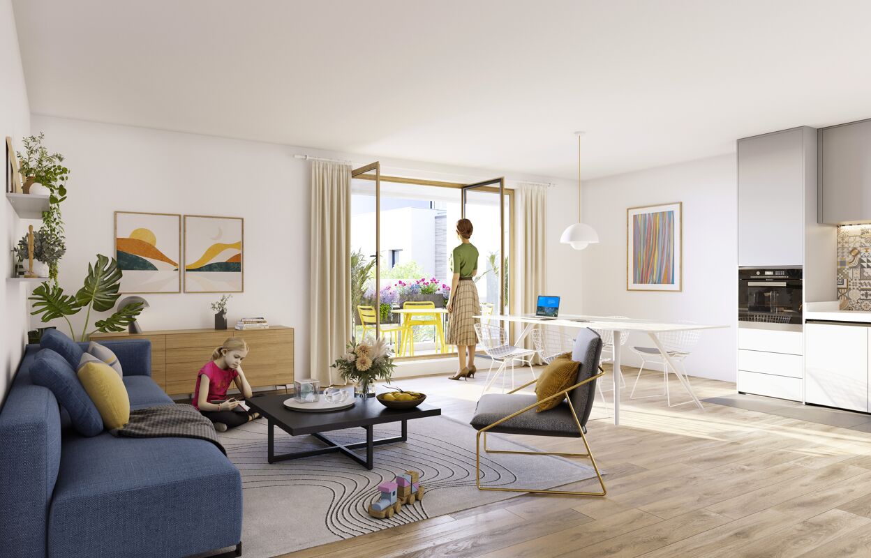 appartement neuf T2, T3, T4, T5 pièces 57 à 105 m2 à vendre à Montigny-le-Bretonneux (78180)
