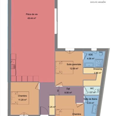 Maison 4 pièces 100 m²