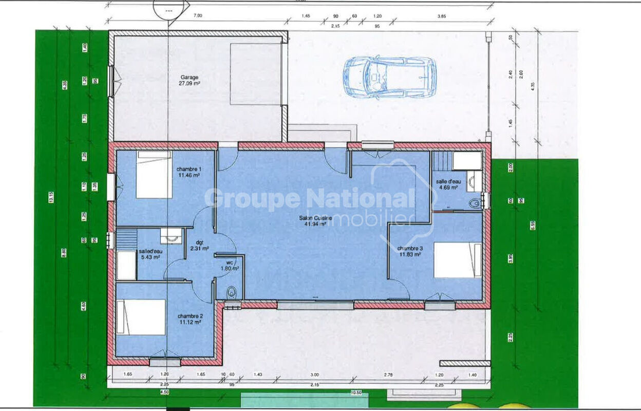 maison 4 pièces 92 m2 à vendre à Aubignan (84810)