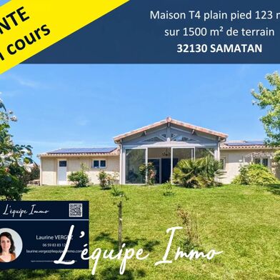 Maison 4 pièces 123 m²