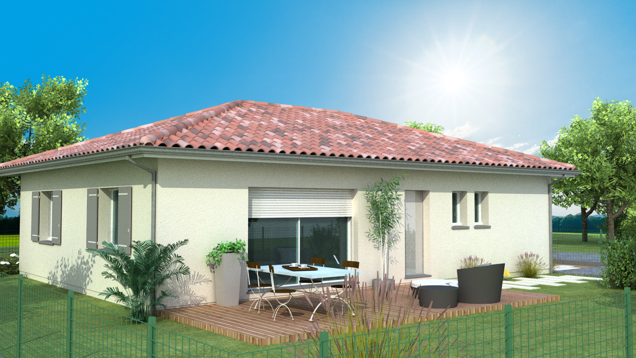 maison 94 m2 à construire à Port-de-Lanne (40300)