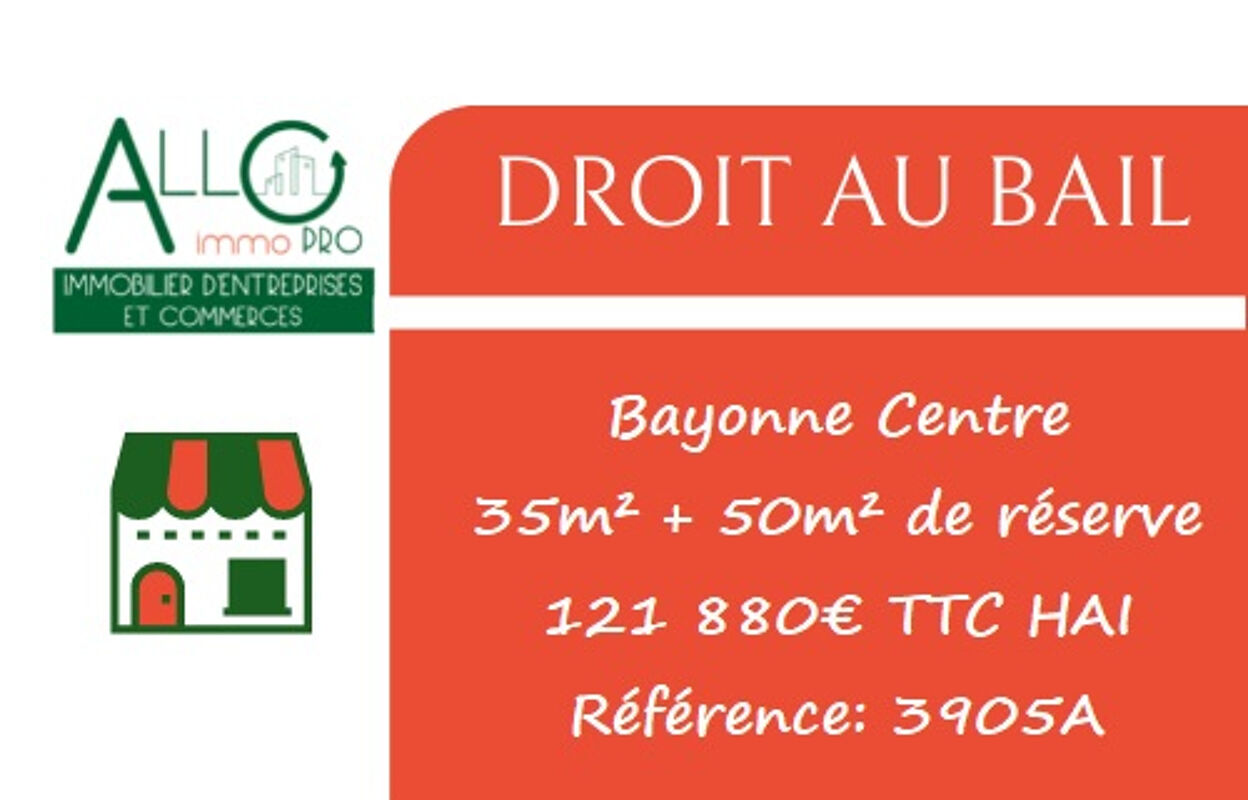 commerce  pièces 35 m2 à vendre à Bayonne (64100)