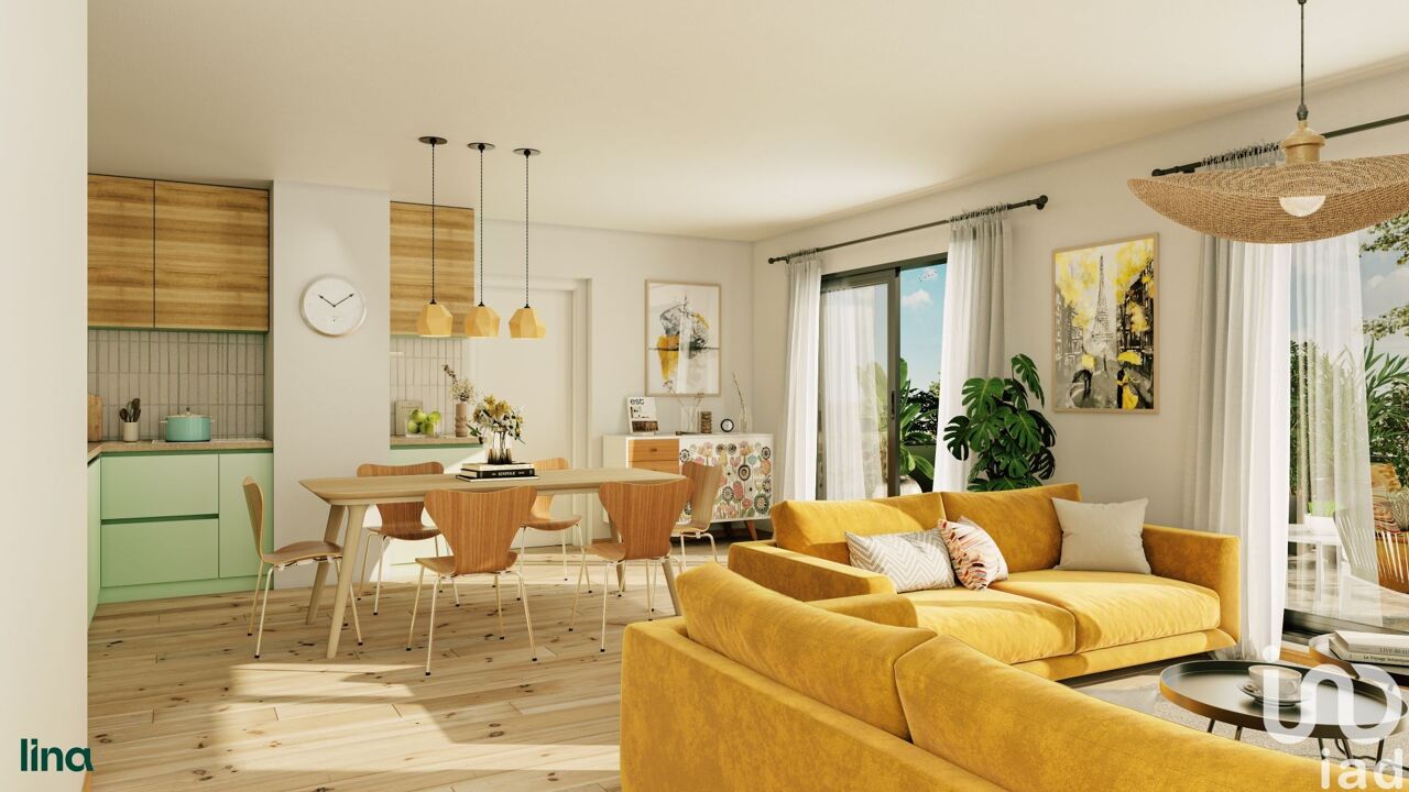 appartement 3 pièces 57 m2 à vendre à Saint-André-le-Gaz (38490)