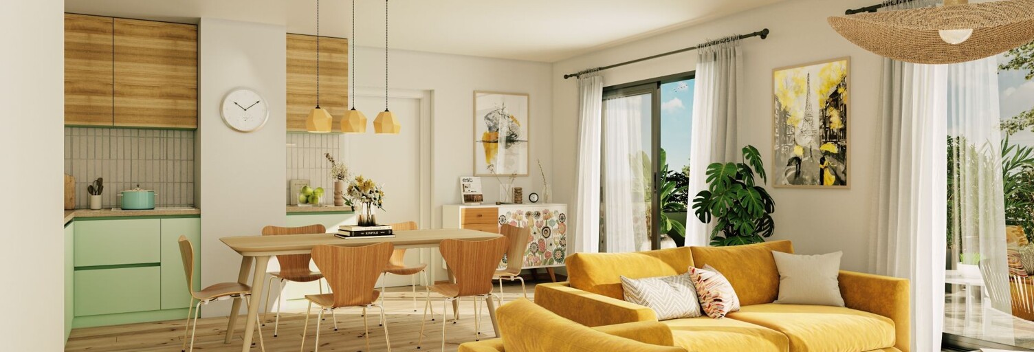 Appartement 3 Pièces 57 m² à vendre à Saint-André-le-Gaz (38490)