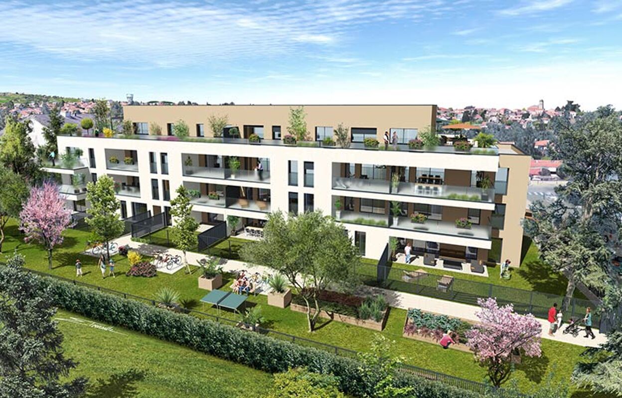 appartement neuf T1, T2, T3, T4 pièces 31 à 92 m2 à vendre à Craponne (69290)