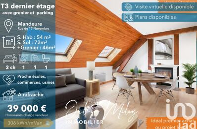 vente appartement 39 000 € à proximité de Grandvillars (90600)