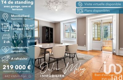 vente appartement 219 000 € à proximité de Vieux-Charmont (25600)