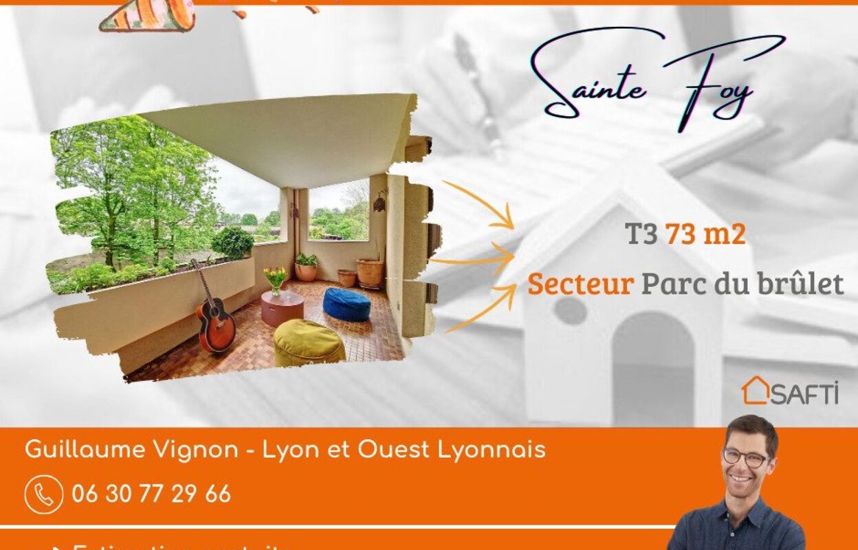 appartement 3 pièces 74 m2 à vendre à Sainte-Foy-Lès-Lyon (69110)