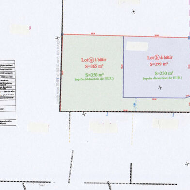 Terrain 285 m²