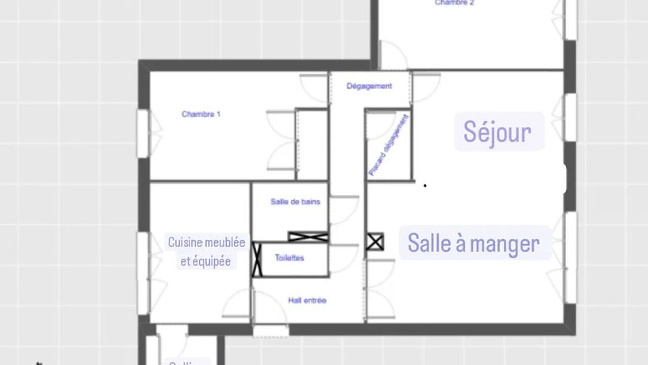 appartement 4 pièces 74 m2 à vendre à Grenoble (38100)