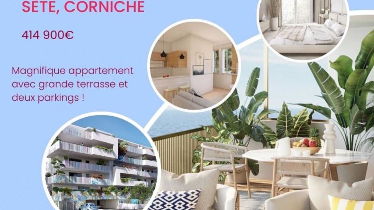 appartement 3 pièces 71 m2 à vendre à Sète (34200)