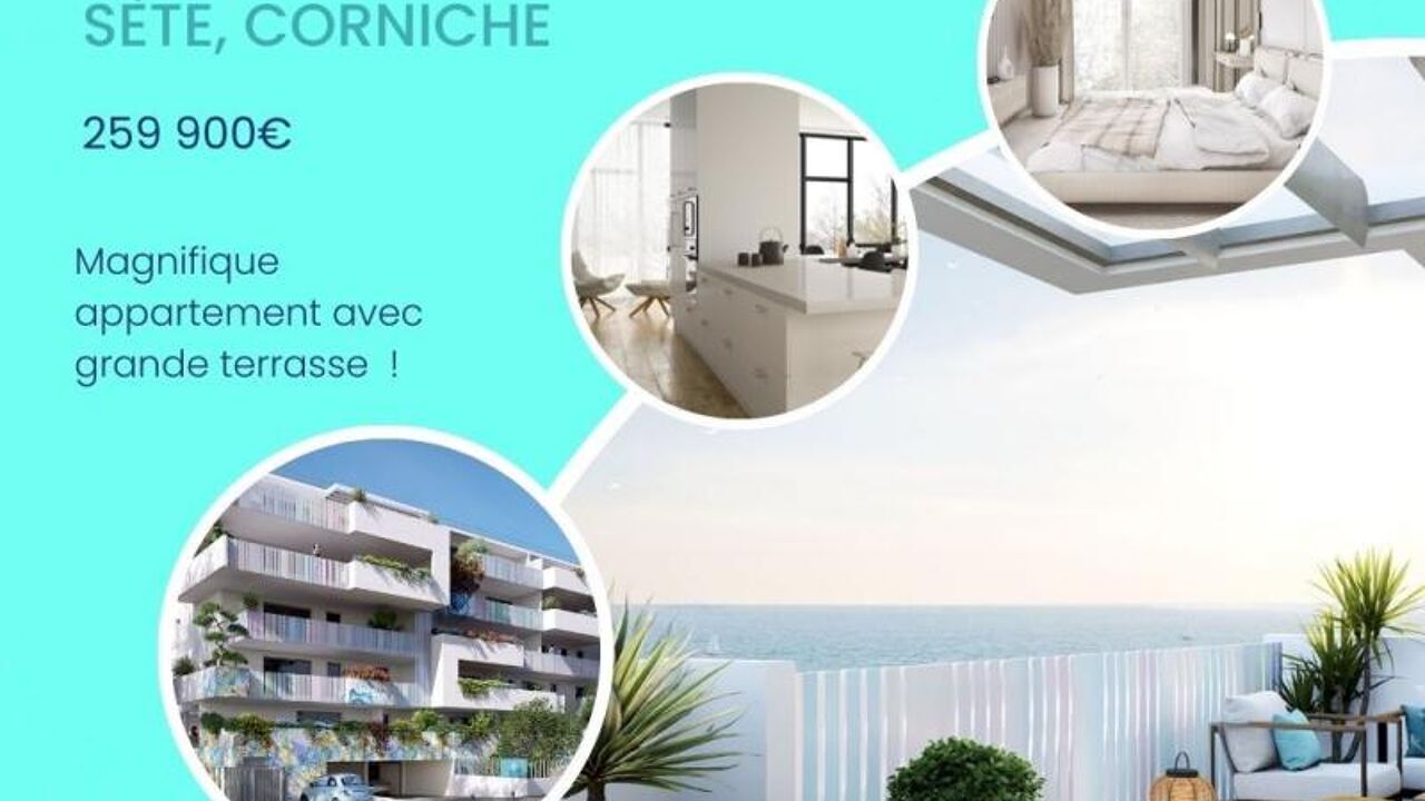 appartement 2 pièces 44 m2 à vendre à Sète (34200)