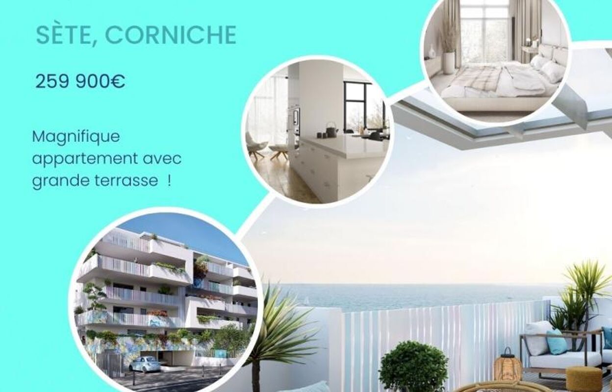 appartement 2 pièces 44 m2 à vendre à Sète (34200)