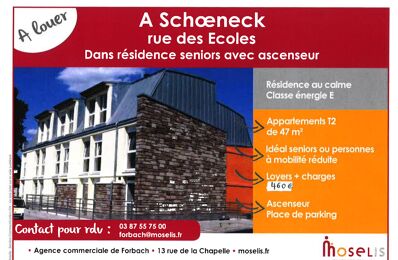 appartement 2 pièces 48 m2 à louer à Schœneck (57350)