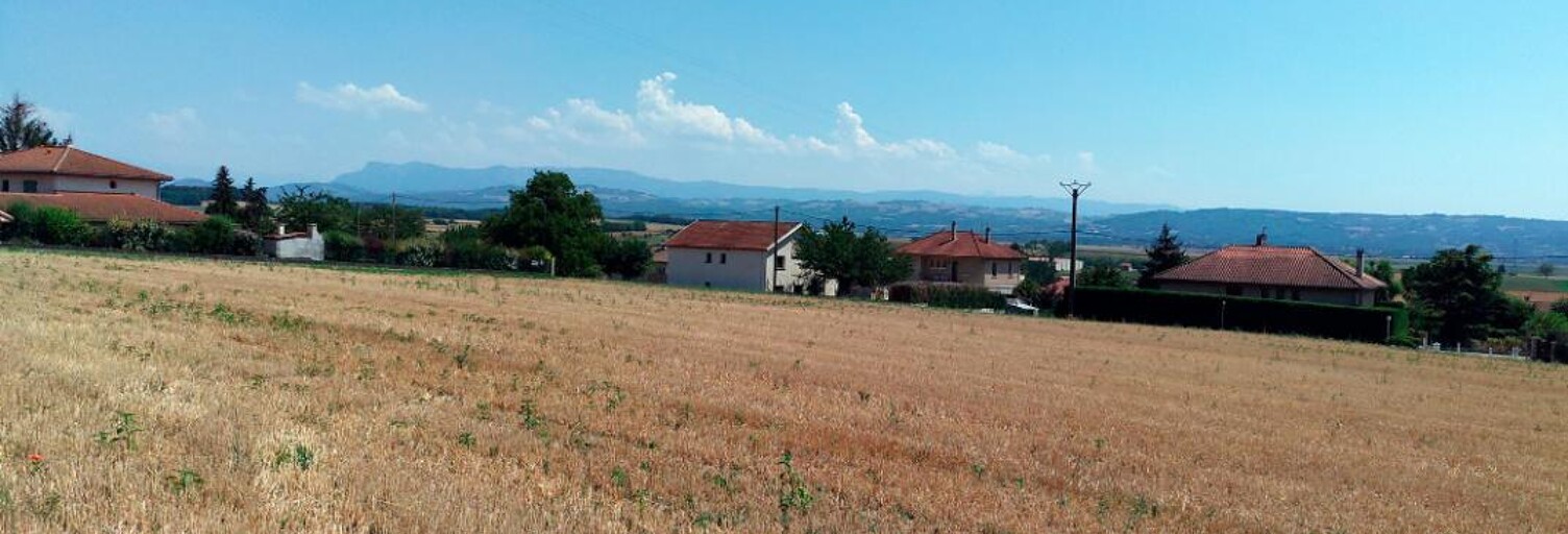 Terrain 1125 m² à construire Gillonnay (38260)