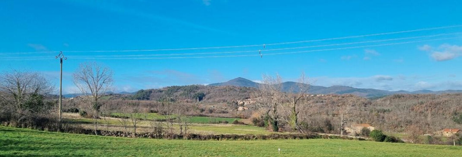 Terrain 1071 m² à construire Préaux (07290)