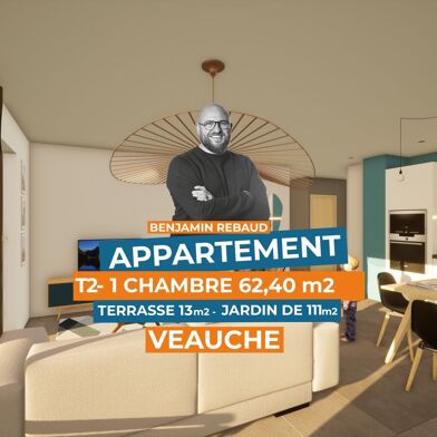 Appartement 2 pièces 62 m²