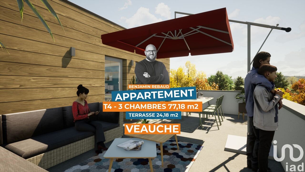 appartement 4 pièces 77 m2 à vendre à Veauche (42340)