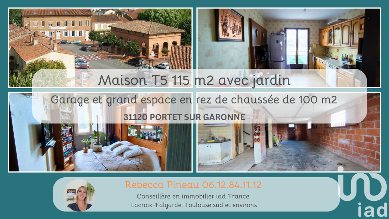 maison 5 pièces 115 m2 à vendre à Portet-sur-Garonne (31120)