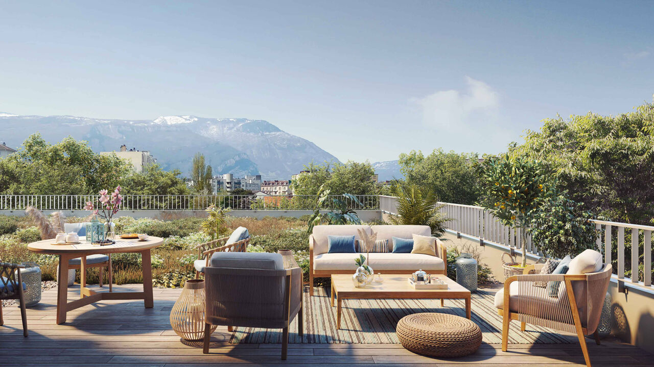 appartement neuf T2, T3, T4, T5 pièces 44 à 107 m2 à vendre à Grenoble (38000)