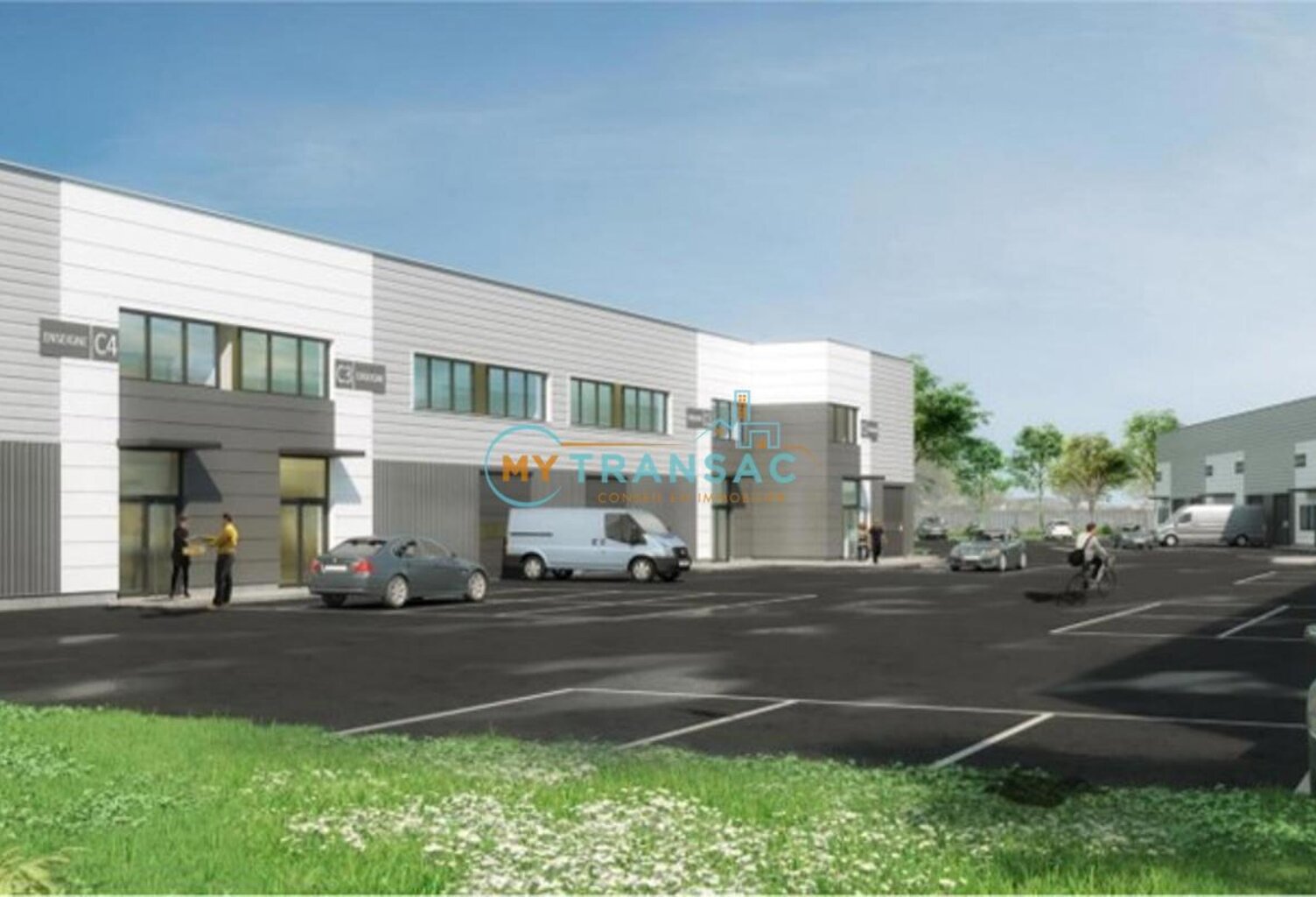 A LOUER 220m², 392m² et 512m² DE LOCAUX D'ACTIVITÉS NEUFS - HIGHLANDS PARK Savigny-Le-Temple — photo 1