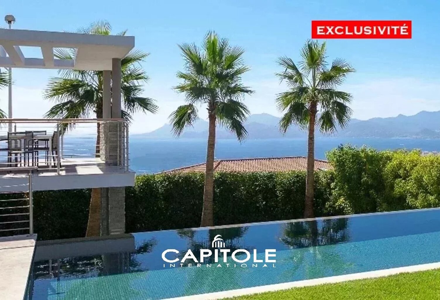 Cannes Californie, villa contemporaine récente aux prestations l — photo 1