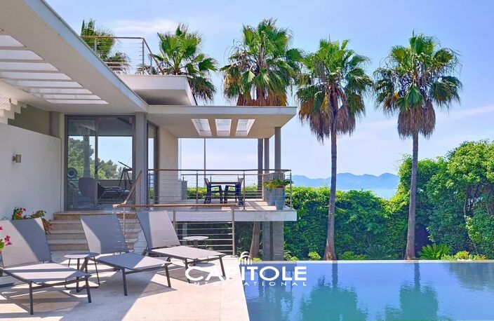 Cannes Californie, villa contemporaine récente aux prestations l — photo 2