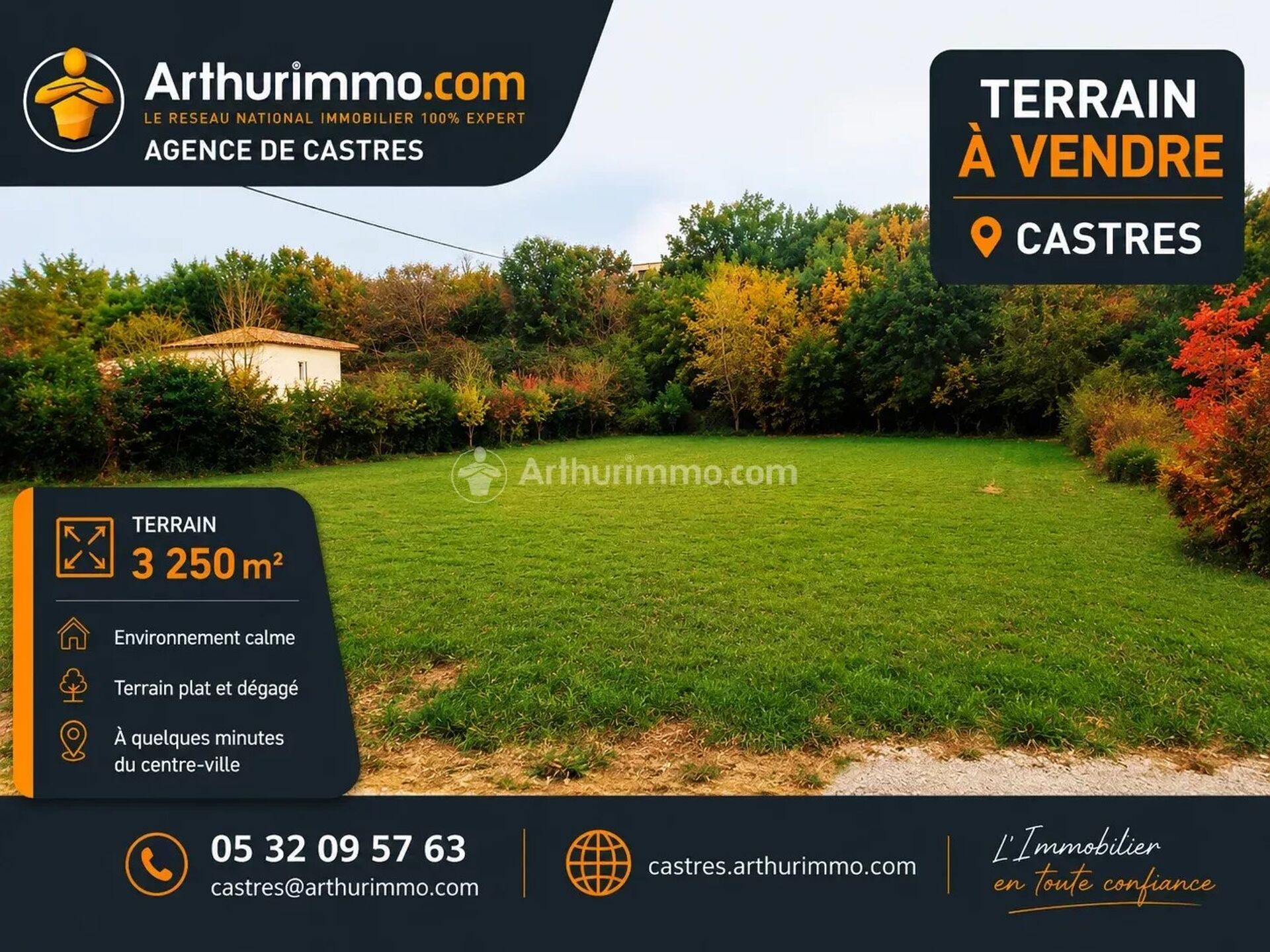 Vente Terrain 3250 m2 à Castres · 120 000 €