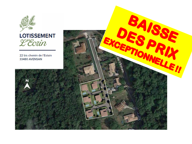 BAISSE DE PRIX EXCEPTIONNELLE ! Terrains prêts à construire à AVENSAN (33) à partir de 119 000 € ! — photo du bien