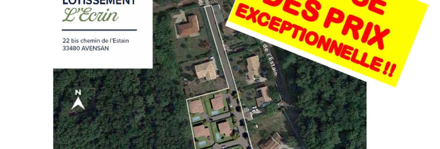 Terrain  400 m² à vendre à Avensan (33480)