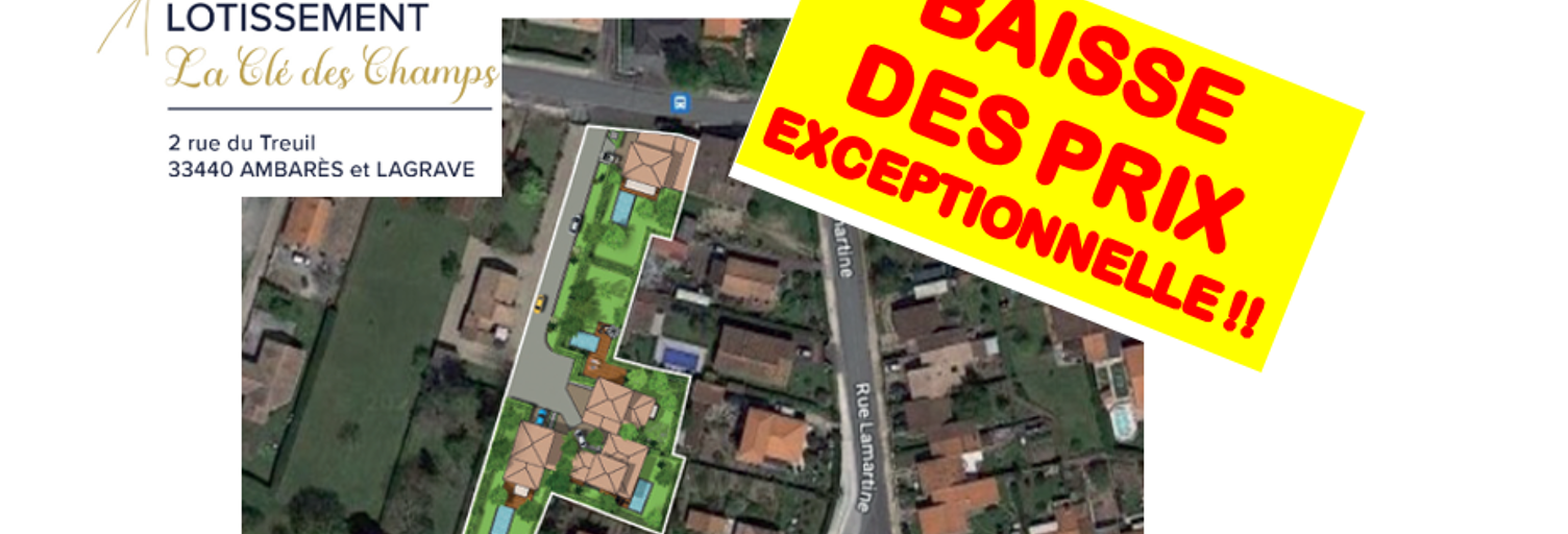 Terrain  700 m² à vendre à Ambarès-et-Lagrave (33440)