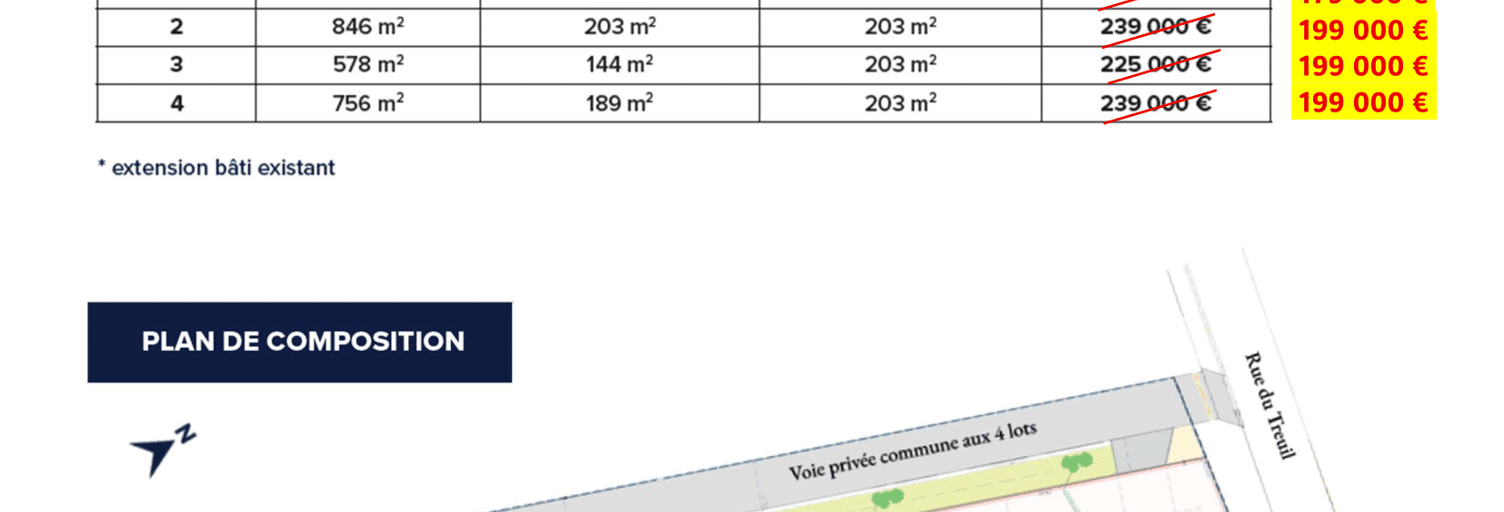 Terrain  700 m² à vendre à Ambarès-et-Lagrave (33440)