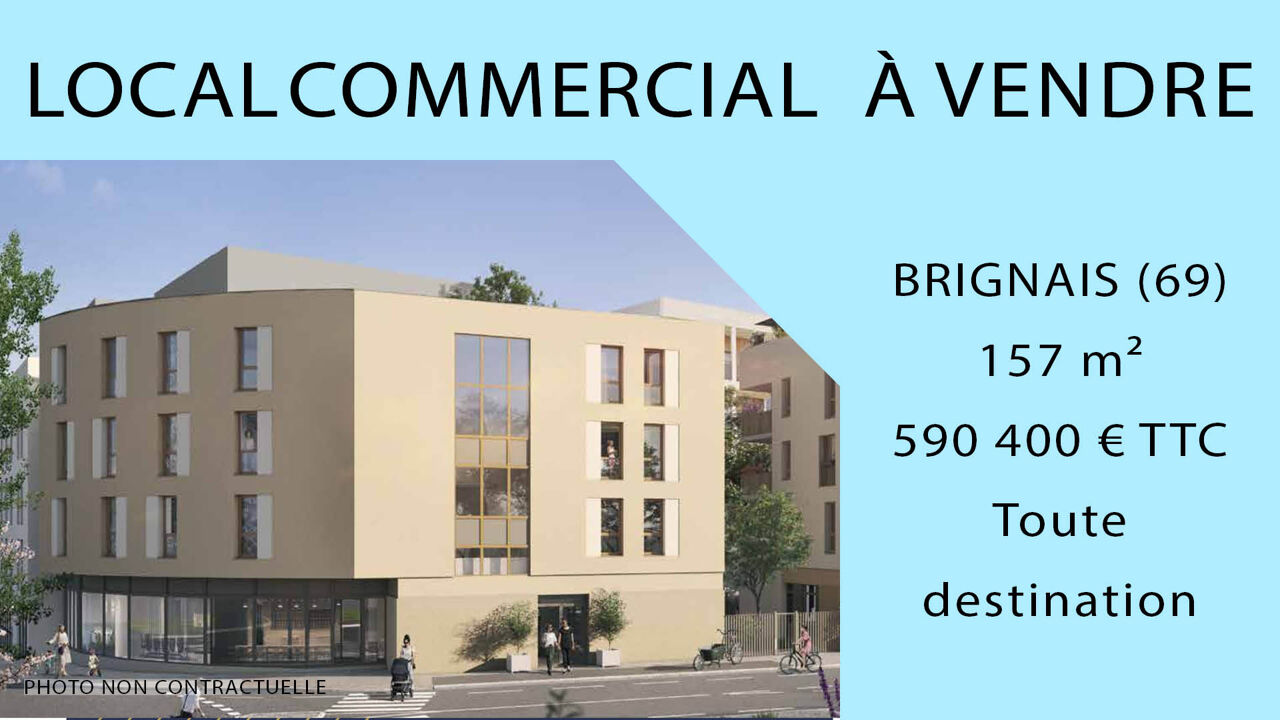 commerce  pièces 157 m2 à vendre à Brignais (69530)