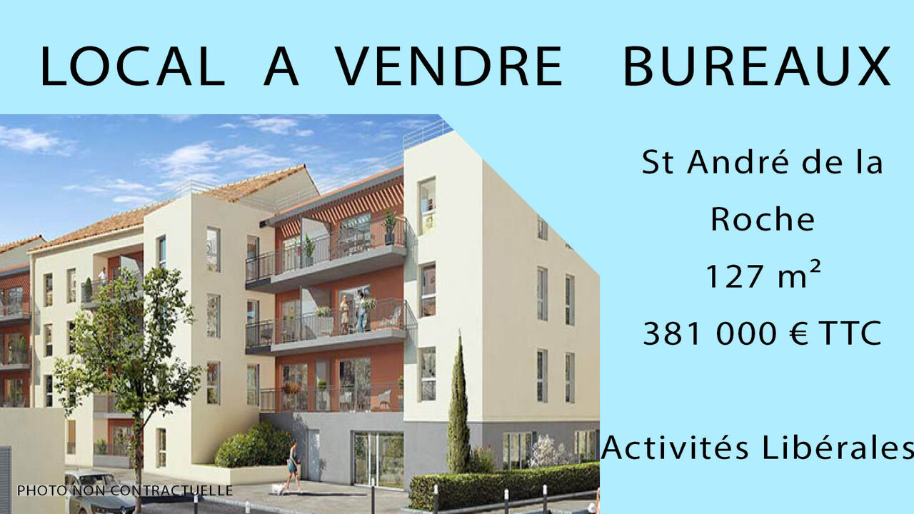 bureau  pièces 127 m2 à vendre à Saint-André-de-la-Roche (06730)