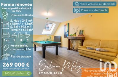 vente maison 269 000 € à proximité de Pont-de-Roide (25150)