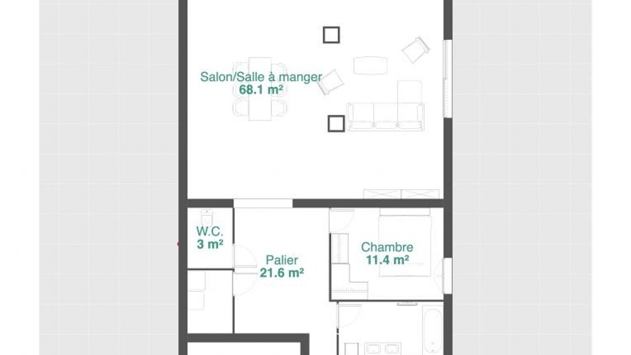 appartement 3 pièces 160 m2 à vendre à Corbeil-Essonnes (91100)