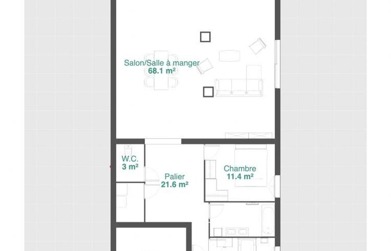 appartement 3 pièces 160 m2 à vendre à Corbeil-Essonnes (91100)