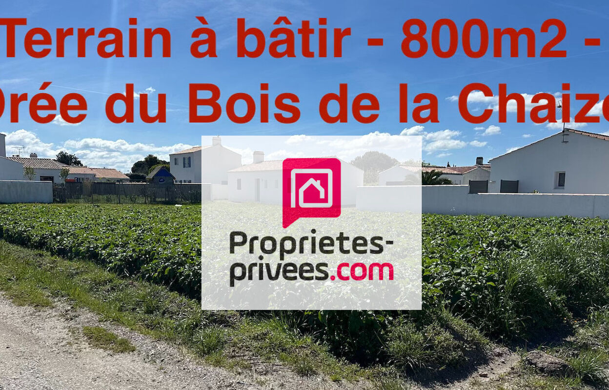 terrain  pièces 800 m2 à vendre à Noirmoutier-en-l'Île (85330)