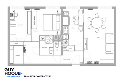 vente appartement 250 000 € à proximité de Marennes (69970)