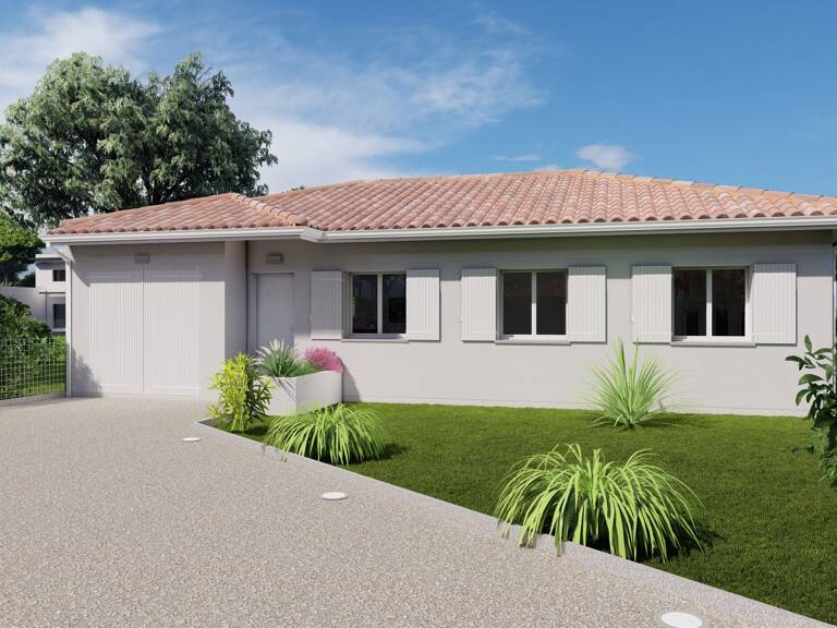 A construire : maison 3 chambres et garage — photo 1