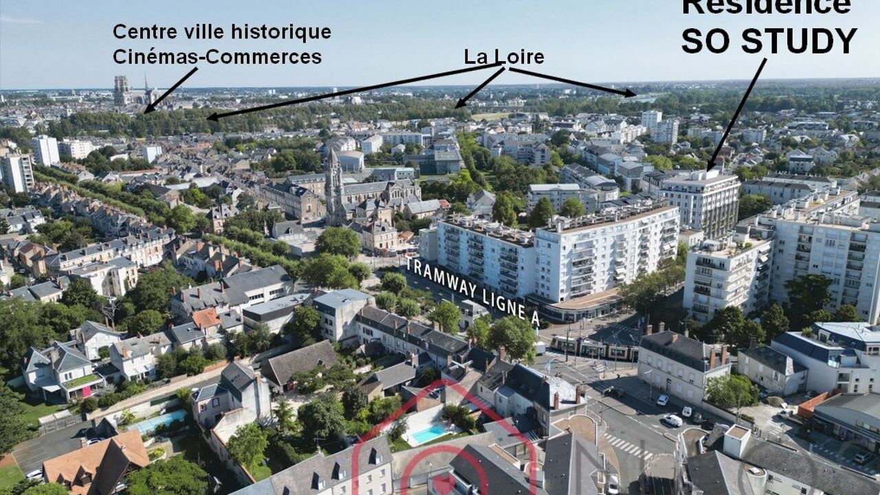 appartement 1 pièces 18 m2 à vendre à Orléans (45100)